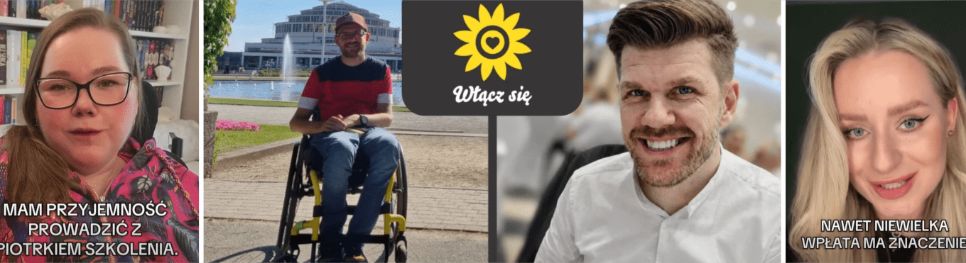 Koleżanki z zespołu wspierają Piotra