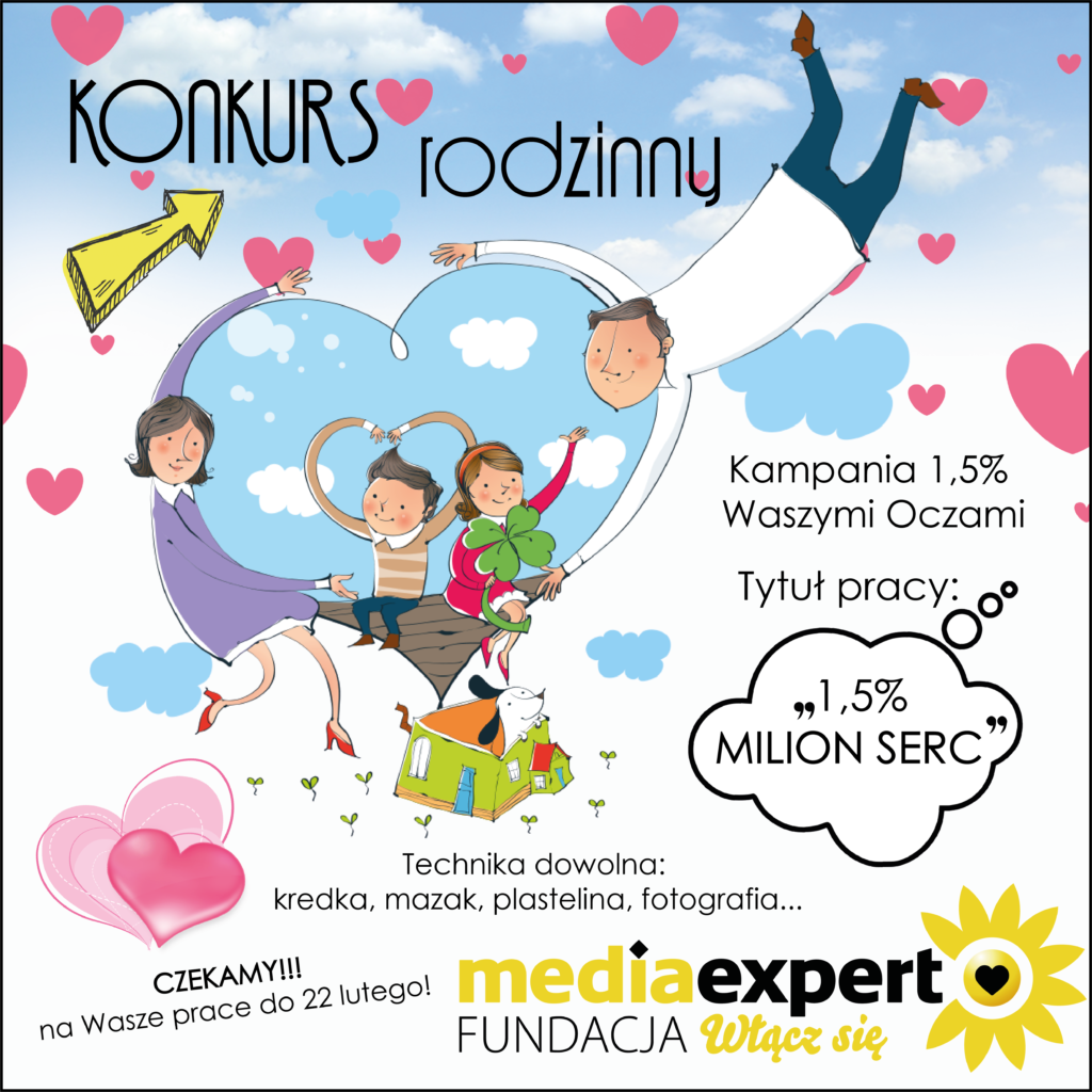 Ogłaszamy konkurs kampanii 1,5%